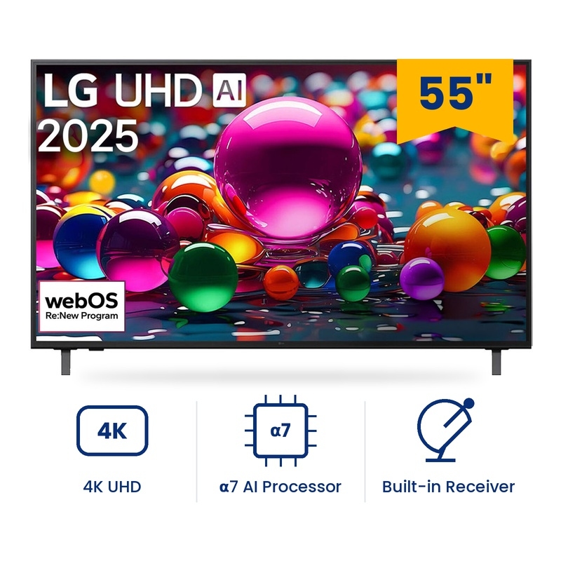 شاشة تلفزيون سمارت ال جي 4K 55 بوصة