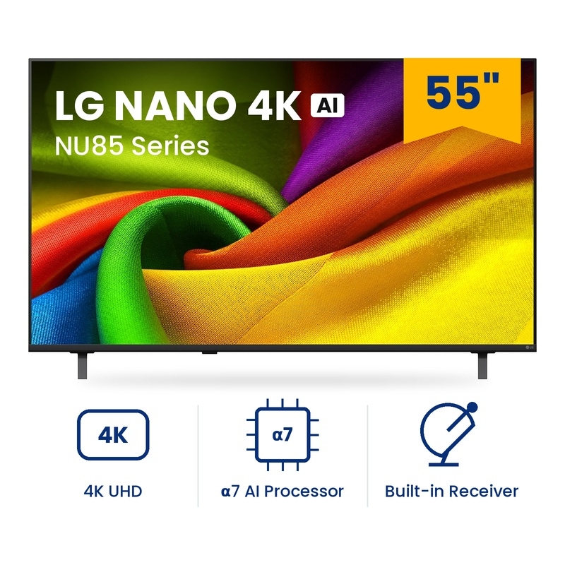 شاشة سمارت نانو سيل إل جي 55 بوصة 4K UHD