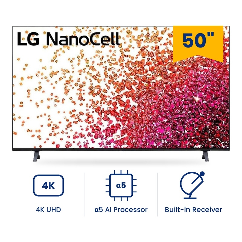 شاشة سمارت نانو سيل أندرويد إل جي 50 بوصة 4K UHD