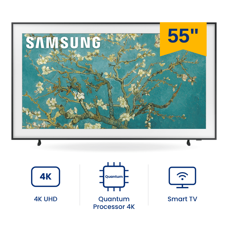 شاشة سمارت QLED سامسونج ذا فريم 55 بوصة 4K UHD