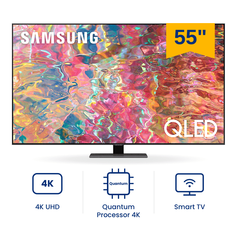 شاشة سمارت QLED سامسونج Q80 55 بوصة 4K UHD