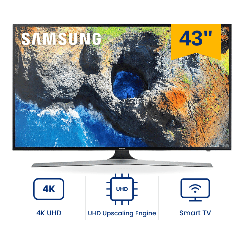 شاشة سمارت سامسونج 43 بوصة 4K UHD