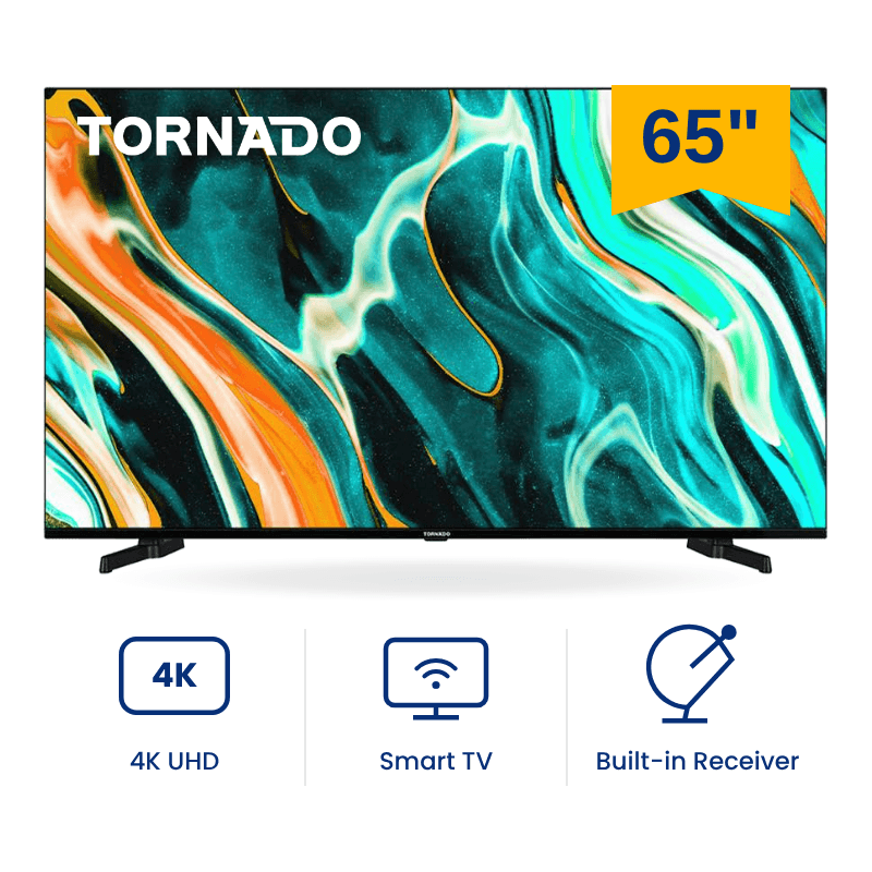 شاشة سمارت تورنيدو 65 بوصة 4K UHD