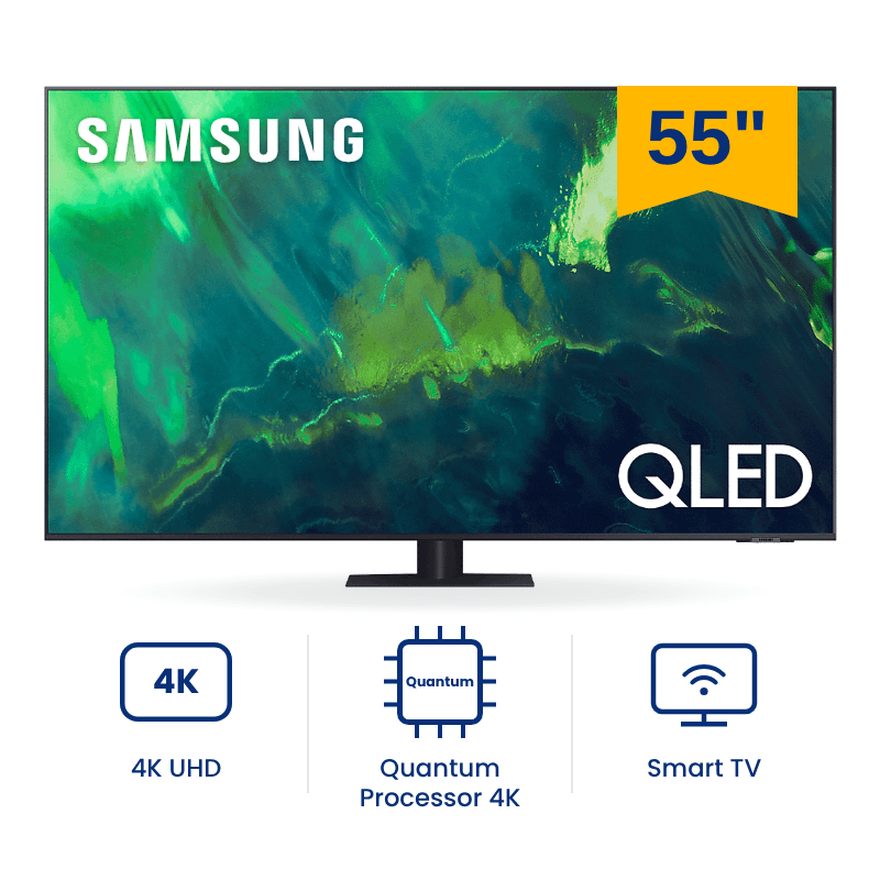 شاشة سمارت QLED سامسونج Q70 55 بوصة 4K UHD