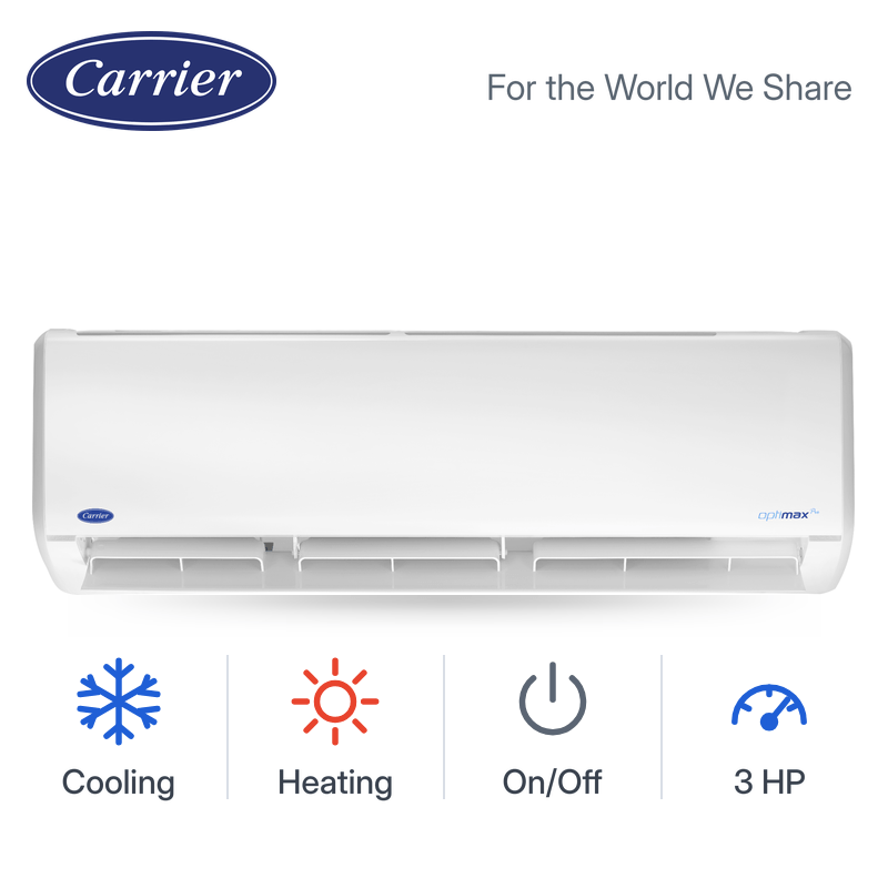 Carrier Optimax Pro Split Air Conditioner 3 HP Cooling & Heating