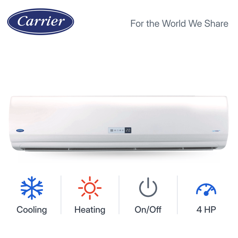 Carrier Optimax Pro Split Air Conditioner 4 HP Cooling & Heating