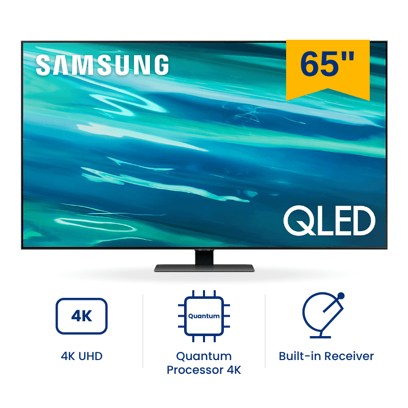 شاشة سمارت QLED سامسونج Q80 65 بوصة 4K UHD