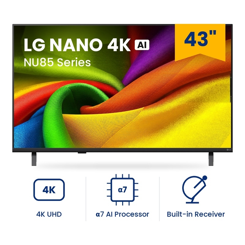 شاشة سمارت نانو سيل إل جي 43 بوصة 4K UHD