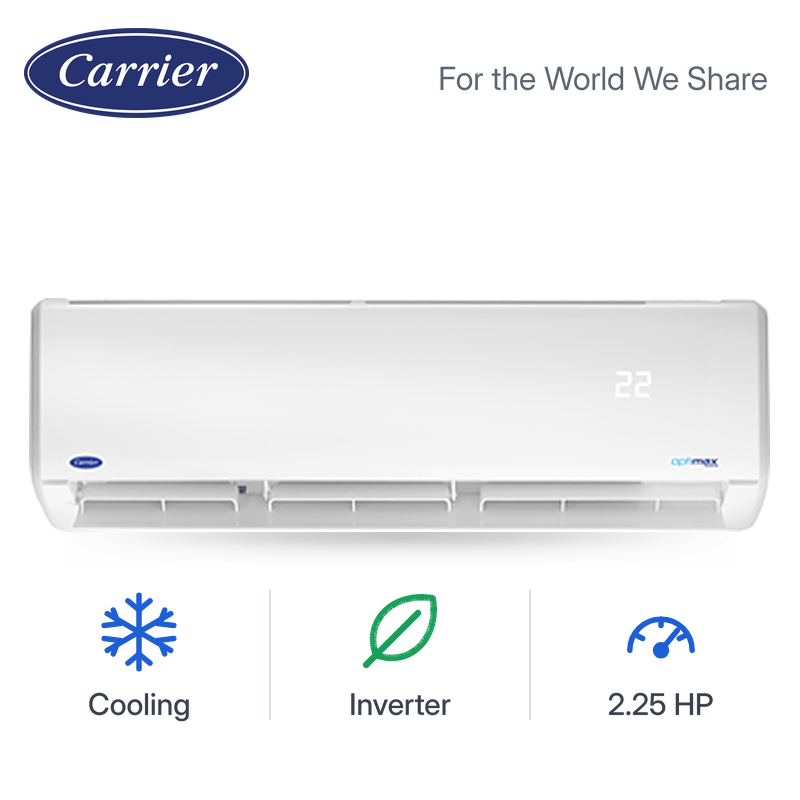 Carrier Optimax Split Air Conditioner Inverter 2.25 HP Cooling Only